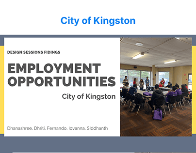 City of Kingston Design thinking workshop
