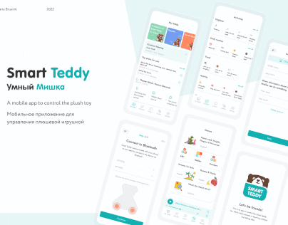 Design mobile app Smart Teddy