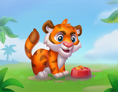 Cute Tiger concept