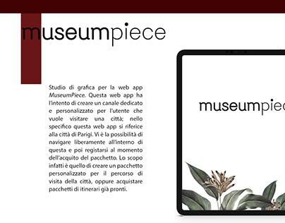 MuseumPiece Web App