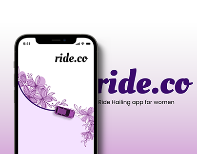 Ride Hailing app | UIUX Case study | ride.co