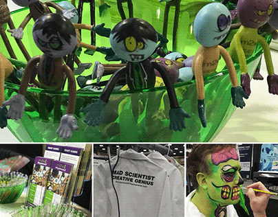 Zombie Marketing Tradeshow Booth