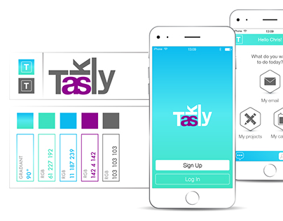UI kit for Taskly app