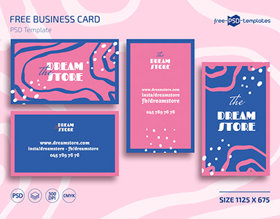 Free Business Card Template in PSD