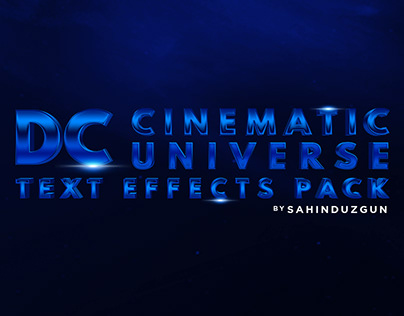 DC Cinematic Universe | Text-Effects-Pack