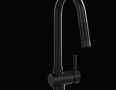 Lighting and rendering faucet