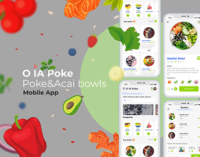Poke&Acai bowls app | UX/UI