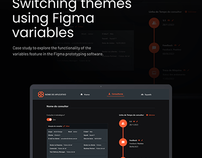 Switching themes using Figma variables