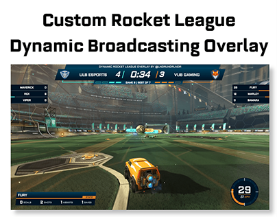 Custom Rocket League Broadcasting Overlay
