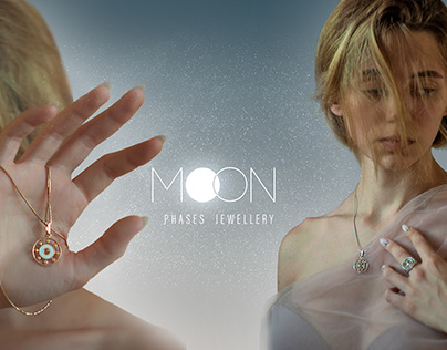 Moon phase jewellery for SAVAM
