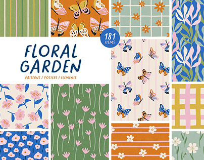 Floral Garden - Patterns & Posters
