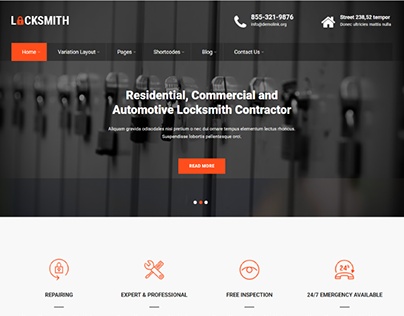 Locksmith WordPress theme