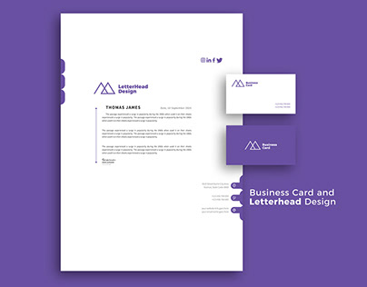 Business Card and Letterhead free template download
