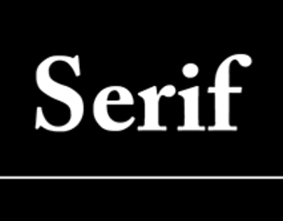 Serif & San-Serif