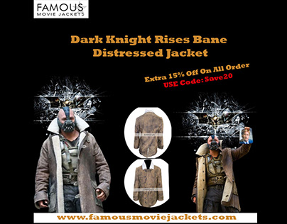 Dark Knight Rises Bane Distressed Jacket