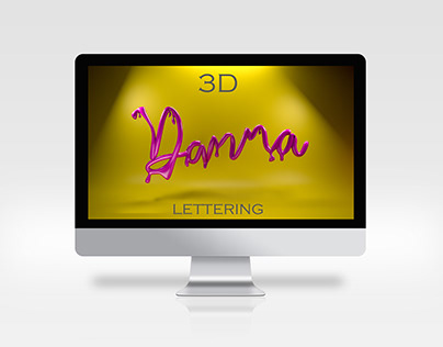 Danna Lettering 3D