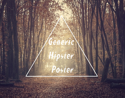 Generic Hipster Posters