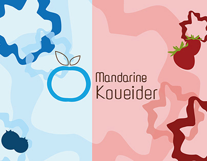 conceptual packaging design for Mandarine Koueider