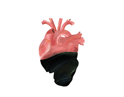 "Half a heart" Illustration
