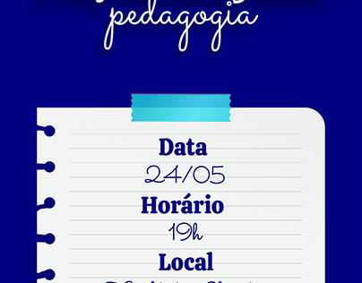 P.I. Pedagogia - Convite Digital | FADMINAS
