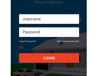 Smart Home Gateway UI