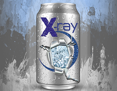 Soda-Energy can with crack - simple