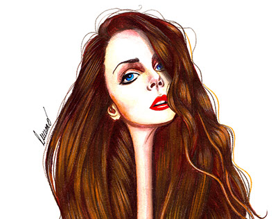 Lana del Rey Illustration