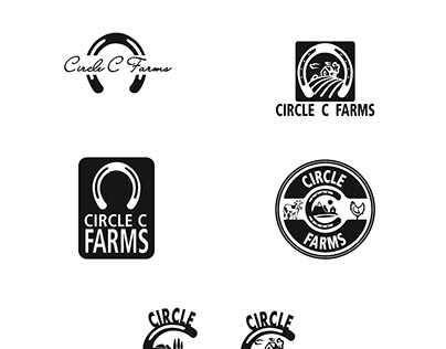 Circle C Farms Logo Comps
