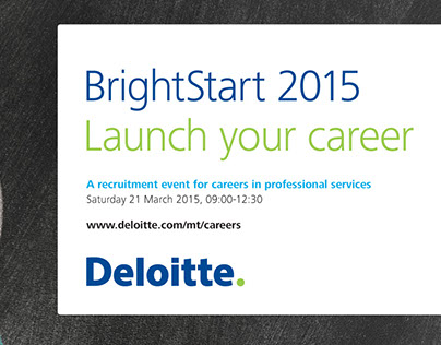 Deloitte BrightStart recruitment campaign