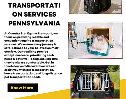 Animal Transportation Services in Pennsylvania