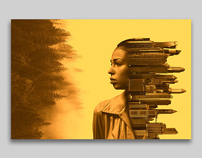 Creating Building in her mind | Photoshop