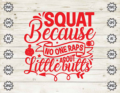 Squat because no one raps about little butts T-shirt