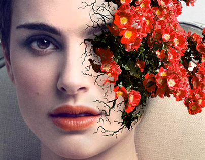Flowers in Face