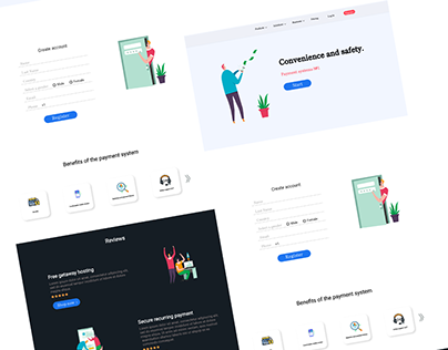 Payment System Landing Page