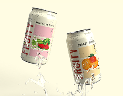 Fruity Soda Cans