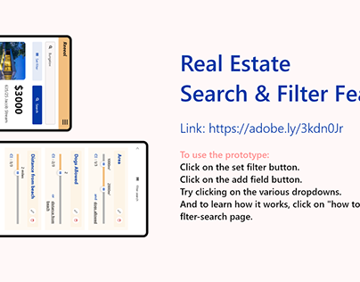 Real Estate App's Search & Filter Feature