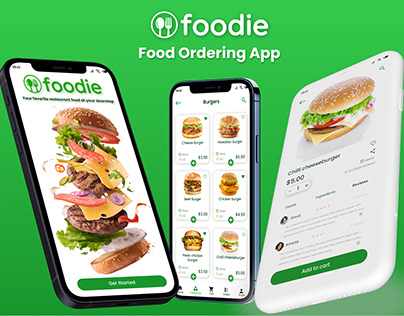 Foodie - Food Ordering App UI/UX case study