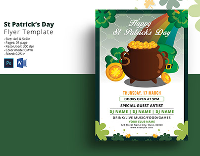 Saint Patrick’s Day Party Flyer