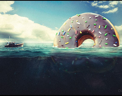 Photomanipulation "Donut"