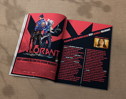 Oyun Dergi Tasarımı - Magazine Design
