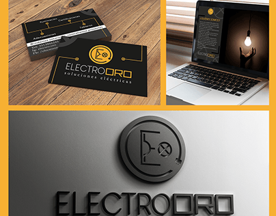Brandboard Identidad visual para Electro Oro