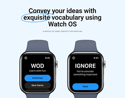 Word of the Day - Watch OS Game Exploration