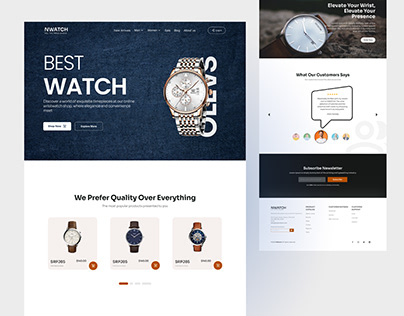 nWatch - Watch eCommerce Website