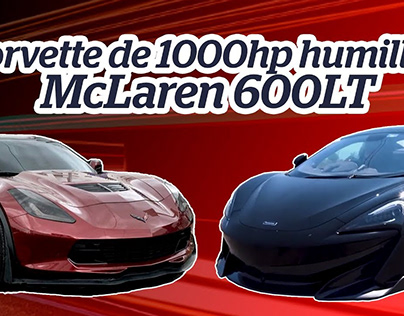 Corvette de 1000hp humilla a Mclaren 600LT ¡REVANCHA!
