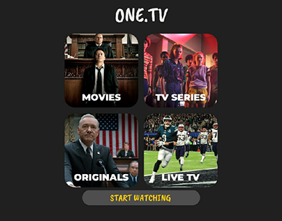 One.tv : Mock Streaming Website
