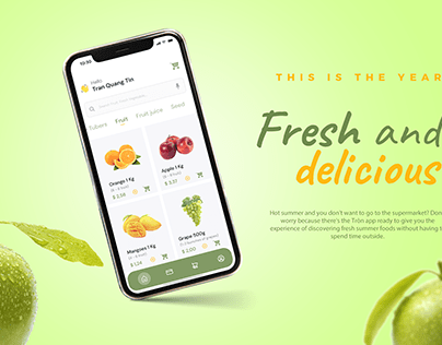 Food Sales App Design - Tròn App