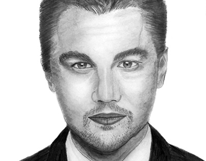Portrait Drawing of Leonardo Dicaprio