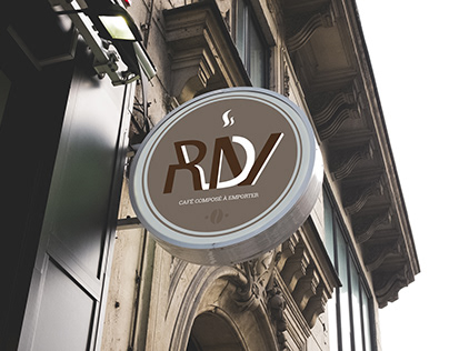 RDV | Logo typographique | Design Graphique