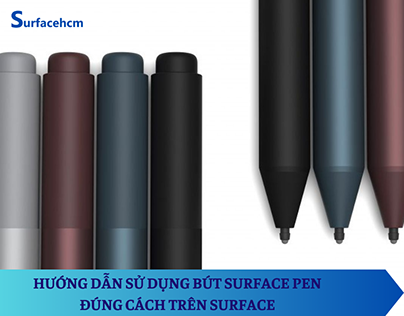 Hướng dẫn sử dụng bút Surface Pen trên Laptop Surface