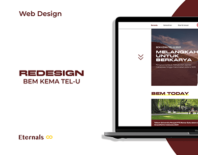 Redesign Website BEM KEMA Tel-U